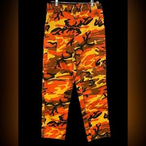 Orange Camo BDU pants